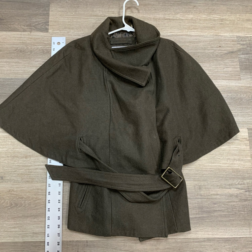 Marc New York Chocolate Cape with Belt